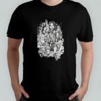 Yüzüklerin Efendisi / Lord Of The Rings %100 Pamuklu Bisiklet Yaka T-Shirt Model - 9 - Siyah - 6 - 9 Yaş
