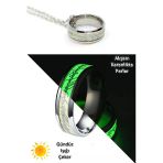 Yüzüklerin Efendisi Tungsten Güç Yüzüğü Kolye Glowing 1 Adet
