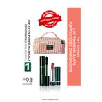 Yves Rocher BloominBag Çizgili Çanta Ruj ve Maskara Seti- Ruj- Nude Kiraz Çiçeği 3.5 gr & Maskara 7.8ml