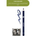 Yves Rocher Ikili Kalemtraş Hediyeli Mat Göz Kalemi Renkli Yoğun Kremsi Doku 1.1 G Lacivert