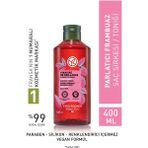 Yves Rocher Parlatıcı Frambuaz Saç Sirkesi 400 ml Vegan Parlaklık Verici Özellik ile Normal Saçlar İçin