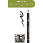 Yves Rocher Yoğun Renk Veren Mat ve Kremsi Göz Kalemi 1.1 G + Ikili Kalemtraş Siyah