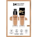 Yves Saint Laurent All Hours Tüm Gün Süren Işıltılı Mat Bitişli Fondöten Mn8 3614273714501