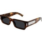 Yves Saint Laurent Saint Laurent Paris SL 660 002 54-18 Kadın Güneş Gözlüğü – Kahverengi Asetat Çerçeve, Füme Mat Cam, UV400