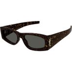 Yves Saint Laurent Saint Laurent Paris SL M140 003 56-18 Kadın Güneş Gözlüğü – Kahverengi Asetat Çerçeve, Füme Mat Cam, UV400