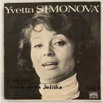 Yvetta Simonova Tesime Se Na Jezıska / Ticha Noc 45 Lik Plak (Orjinal Dönem Baskı)