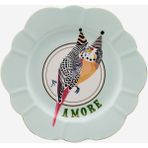 Yvonne Ellen Animals Yeşil Porselen Kahvaltı Tabağı 23 cm - Sofra Grubu
