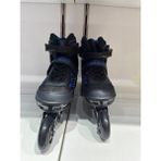 YVZ Classic Inlıne Alüminyum Paten Ayarlanabilir 2+2 2+1 Alıştırma Pateni Profesyonel Ürün - Mavi - 31 - 34