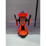 YVZ Dönüşen Robot Olan Oyuncak Araba Tren Helikopter Polis Çarp ve Devam Et 22 cm