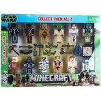 YVZ Minecraft Starwars Figür Oyuncak 23 Parça Büyük Boy Kutulu - Karışık-Çok Renkli