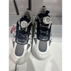 YVZ Patenli Işıklı Spor Ayakkabısı & Tekerlekli Sneakers Paten Ayakkabı Ortopedik Modeli Silikon Teker Saat Hediyeli - Beyaz - 34