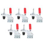 YWBL-WH Manivelalı Kelepçe, 5 Adet QuickRelease Manivelalı Kelepçe Workholding Malzemeleri Dikey Fikstür Sabitleme Workholding Aleti 30kg Bağlama, Mig Kaynak Ekipmanı