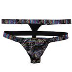 YWBleked Boxer Şort Erkek Erkek Çok Fonksiyonlu Kemer, Seksi, Seksi Yılan Derisi İmitasyonu, Pythons, Avrupa ve Amerikan Tarzı, İkisi Bir Arada Tanga e Boxer Şort Erkek, Pembe., M