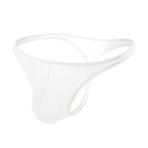 YWBleked Erkek boxer şort, külot, erkek iç çamaşırı, modaya uygun, seksi, düşük kesim, erkekler için, açık kalça, polyester, üçgen pantolon, erkek boxer şort, retro, Beyaz, XL