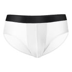 YWBleked Erkek külot, külot, erkek iç çamaşırı, buz ipeği, U cepli üçgen pantolon, düşük belli seksi nefes alan iç çamaşırı, erkek şortu, L, Beyaz, 3XL