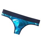 YWBleked Erkek külotu, külot, seksi erkek tanga, suni deri, gece kulübü performansı, seksi iç çamaşırı, erkekler için, küçük erkek külotu, Mavi, XL