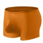 YWBleked Jack Basic Trunk Düz İnce Nefes Alan Sportif Altın Erkek Boxer