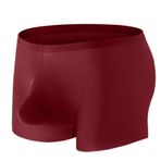 YWBleked Jack Basic Trunk Düz İnce Nefes Alan Sportif Kırmızı Erkek Boxer
