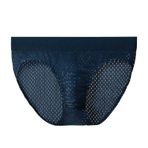 YWBleked Külot, erkek iç çamaşırı, modaya uygun, seksi, düşük kesim, erkekler için, açık kalça, polyester, üçgen pantolon, boxer şort, düğmeli, Mavi, XXL