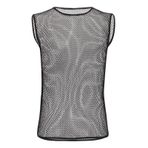 YWBleked Manto Erkek Ceketi Kısa Manto Slim Fit Ultra İnce - ve File Mont Şeffaf Fileden Erkekler için Tek Parça Erkek Noel, Siyah, L