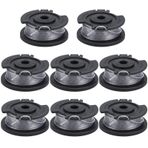Yweller 8 Adet Yedek Makara F016800569/F016800385 Uzunluk 4,9m Kalınlık 1,6 mm Bosch Akülü Çim Biçme Makinesi EasyGrassCut 23/26, EasyGrassCut 18/18-230/18-260/18-26, ART 23 SL, ART 26 SL ile Uyumlu