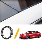 Ywooon Tesla Model 3 için sürgülü tavan kiti, araç kapı penceresi, ses geçirmez, gürültü yalıtımı, yalıtım, otomobil lastik hava kablosu conta şeritleri, Tesla Model 3 için
