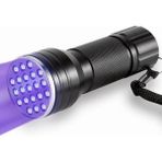 YWX Light Ywxlıght 21 Lambalar 395NM Ultraviyole Uv LED El Feneri - Siyah