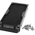 YXQ PC CPU Su Soğutma Sistemi için 18 Boru Alüminyum Bilgisayar Radyatör Isı Eşanjörü 270 mm x 120 mm (A)