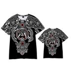 Yxyeceipeno A 2021 Yeni Viking Crow Kısa Kollu Rahat ve Nefes Alabilir Yumuşak Kumaş Yaz İçin En İyi Hediye Erkek T-shirt