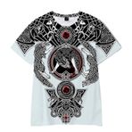 Yxyeceipeno B 2021 Yeni Viking Crow Kısa Kollu Rahat ve Nefes Alabilir Yumuşak Kumaş Yaz İçin En İyi Hediye Erkek T-shirt