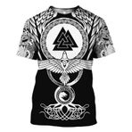Yxyeceipeno B 2021 Yeni Yaz Viking Tattoo Kısa Kollu Erkek T-shirt