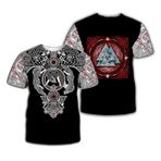 Yxyeceipeno E 2021 Yeni Yaz Viking Tattoo Kısa Kollu Erkek T-shirt