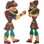 Yyb Hacivat ve Karagöz Kukla Oyun Seti Geleneksel (Pvc/Şeffaf Plastik)