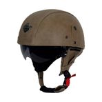 yyk 701 Zn Deri Yarım Miğfer Kask