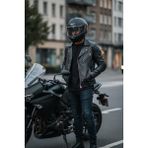 YYK Sway Sw 917 Mat Siyah Çene Açılır Güneş Gözlüklü Motosiklet Kask - XL