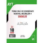 YZ Yayınları AYT Türk Dili ve Edebiyatı Sosyal Bilimler-1 10 Deneme Sınavı