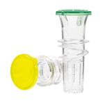 YZC COLLECTION limon sıkacağı, 2'li paket limon sıkacağı, BPA içermeyen plastik, limon sıkacağı, kompakt meyve suyu sıkacağı, kapaklı narenciye sıkacağı, kokteyller, içecekler için limon sıkacağı