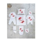 yzc home size dair... Isimli, Kız Bebek 10lu Beyaz Hastane Çıkışı %100 Pamuk K0102