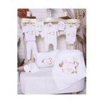 yzc home size dair... K69 Isme Özel Isimli Kız Bebek 10lu Beyaz Hastane Çıkışı %100 Pamuk