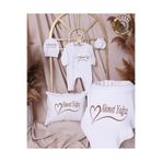 yzc home size dair... R83 BTY İsme özel İsimli Baskılı Bebek Hediyelik Battaniye Yastık Tulum Şapka Eldiven Set %100 Pmk