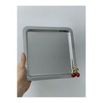 YzHome 2 Kişilik Metal Kare Kirazlı Kiraz Sunum Servis Tepsisi Tepsi 22cm