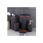 YzHome 5 Parça Lisbone Akrilik Banyo Seti Takımı Sıvı Sabunluk