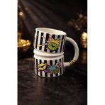 YzHome Acar Porselen Lüks Büyük Boy Desenli Meşrubat Çay Kahve Bardağı, 400ml, Siyah yz.KAI-09356