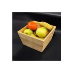 YzHome Bambu Meyvelik Bol Kase Sunumluk Ekmeklik Organizer Sepet 20*12cm