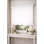 Yznhome kırık Beyaz Zebra Stor Perde Güneşlik Eteği Dilimli İthal Kumaş