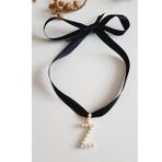 Z HARF TARZ İNCİLİ KURDELA CHOKER KOLYE