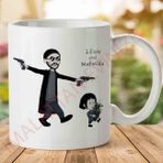 Z Leon And Mathilda the Professional Calvin And Hobbes Baskılı Kupa