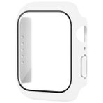 Z-Mobile Apple Watch 7 Uyumlu 45 mm Kasa Koruyucu Ekran Koruyucu Full Body Gard Kılıf Beyaz