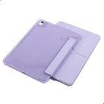 Z-Mobile iPad Air 11" M4 2026/M3 2025/M2 2024 Uyumlu Kapaklı Standlı Kılıf Kalem Bölmeli Darbelere Dayanıklı Tablet Kılıfı - Açık Lila
