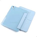 Z-Mobile iPad Air 11" M4 2026/M3 2025/M2 2024 Uyumlu Kapaklı Standlı Kılıf Kalem Bölmeli Darbelere Dayanıklı Tablet Kılıfı - Mavi